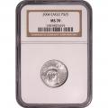 Certified Platinum American Eagle 2004 $25 Quarter Ounce MS70 NGC
