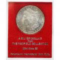 Certified Morgan Silver Dollar 1881-S Choice BU Redfield Collection (B)