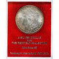 Certified Morgan Silver Dollar 1897 Choice BU Redfield Collection