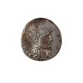 Roman Republic AR Denarius 125-120 B.C. C. Caecilis Metellus VF