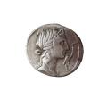 Roman Republic AR Denarius 81 B.C. Q. Caecilius Metellus Pius ChVF