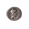 Roman Republic AR Denarius 49 B.C. Q. Sicinius & C. Coponius XF