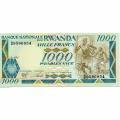 Rwanda 1000 Francs 1988 P#21 UNC 
