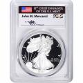 Certified Proof Silver Eagle 2007-W PR70 PCGS Mercanti Signed