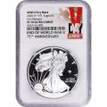 2020-W Silver Eagle WWII V75 Privy Mark PF70 NGC First Releases