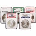 Certified Uncirculated Silver Eagle MS69 NGC Random Label (Dates Our Choice)