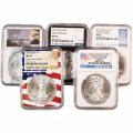 Certified Uncirculated Silver Eagle MS70 NGC Random Label (Dates Our Choice)