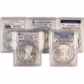 Certified Uncirculated Silver Eagle MS70 PCGS Random Label (Dates Our Choice)