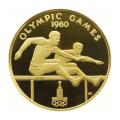 Samoa 100 Tala Gold PF 1980 Olympics