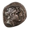 Seleucid Empire AR Antoninianus Demetrios I 152-151 B.C. Head & Tyche VF