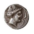 Lilybaion Sicily AR Tetradrachm 330-305 B.C. Arethousa & Quadriga VF