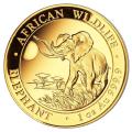 Somali Republic 1 oz Gold Elephant 2016