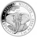 Somalia 1 oz Silver Elephant 2021
