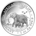 Somalia 1 oz Silver Elephant 2022