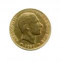 Spain 25 Pesetas Gold 1881 Alphonso XII AU-UNC
