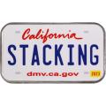 California License Plate - Stacking Across America 1oz Silver Bar