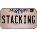 Mississippi License Plate - Stacking Across America 1oz Silver Bar