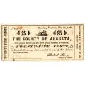 Virginia Staunton 25 Cents 1862 County Note UNC