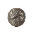 Thessalian League Thessaly AR Drachm 196-146 B.C. Apollo & Athena VF