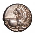 Cherronesos Thrace AR Hemidrachm 480-350 B.C. AU-UNC Lion & Pellets SNG Cop 824