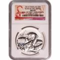 Tokelau 1 Ounce silver 2013 Year of the snake MS69 NGC