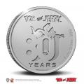 Tom & Jerry 80th Anniversary Lenticular 1oz Silver Round (.999)