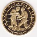 Tonga 10 paanga gold half ounce 1988 Olympics