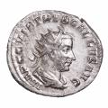 Roman Empire AR Antoninianus Treboninas Gallus 252-253 A.D. Pax Reverse RIC71