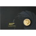 Tuvalu One Ounce Gold 2020 James Bond 007 