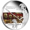 Tuvalu 1 Oz. Silver 2009 Famous Battles in History--Thermopylae