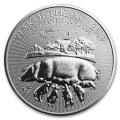 2019 Great Britain 1 oz Silver Year of the Pig BU