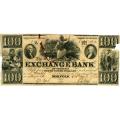 Virginia Norfolk 1863 $100 Exchange Bank of Virginia VA145-G12d G