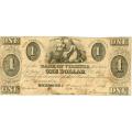 Virginia Richmond 1861 $1 Bank of Virginia VA195-G136a F