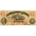 Virginia Richmond 1862 $1 Treasury Note CR-17 Fine