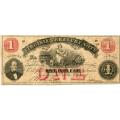 Virginia Richmond 1862 $1 Treasury Note CR-17 VF