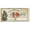 Vermont Proctorsville 1862 10 cents Bank of Black River VT-185 CU
