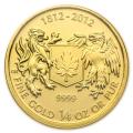 2012 Canada 1/4 oz Gold War of 1812 Uncirculated