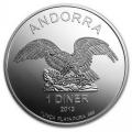 Andorra 1 Diner 1 oz. Silver Eagle 2013