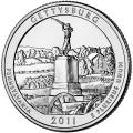 2011 Silver 5oz. Gettysburg ATB