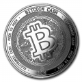1 oz Silver Bullion Cryptocurrency Bitcoin Cash Round .999 fine