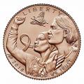Gold $5 Commemorative 2018-W Breast Cancer Awareness Unc