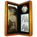 Canada 2004 Silver Coin and Stamp Set Grizzly