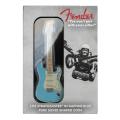 Fender 1oz Pure Silver Stratocaster Guitar Shaped Coin Pamp 2023 Daphne Blue