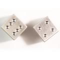 Silver Dice Pair of .999 Fine Silver Machined Gaming Dice