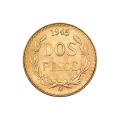 Mexico 2 Pesos Gold Coin