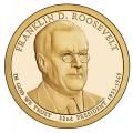 Presidential Dollars Franklin Roosevelt 2014-P 25 pcs (Roll)