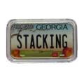 Georgia License Plate - Stacking Across America 1oz Silver Bar