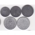 Germany Third Reich 5 coin lot