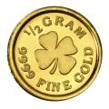 Monarch Metals 1/2 Gram Gold Cloverleaf 