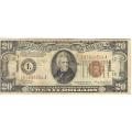 1934A $20 Hawaii Federal Reserve Note F